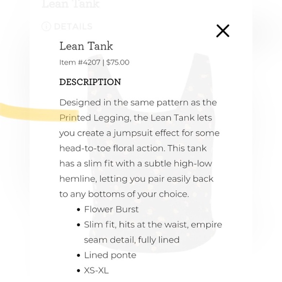 Cabi Lean Tank #4207 - Picture 4 of 5